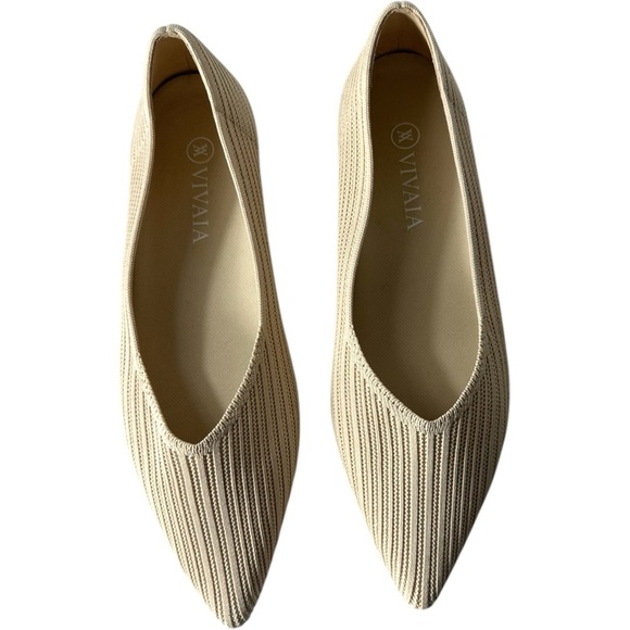 Vivaia Pointed-Toe Stripe Flats Macy Size 41 EU - Picture 3 of 8